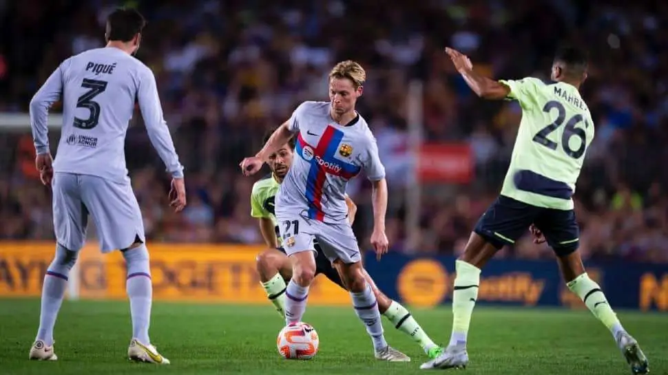 تماشا کنید: بارسلونا و منچستر سیتی در تساوی هیجان انگیز 3-3 در بازی خیریه ALS میانه هفته |  اخبار فوتبال